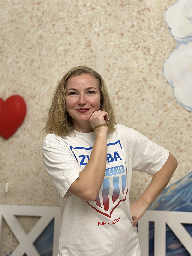 Александра Мельникова — профессиональный инструктор Zumba в Санкт-Петербурге